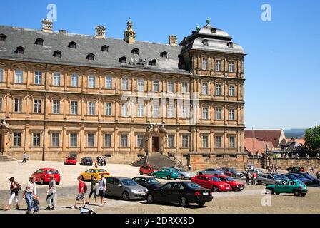 Neue Residenz am Domplatz, Bamberg, Oberfranken, Bayern, Deutschland / Neue Residenz am Domplatz, Bamberg, Oberfranken, Bayern, Deutsch Stockfoto