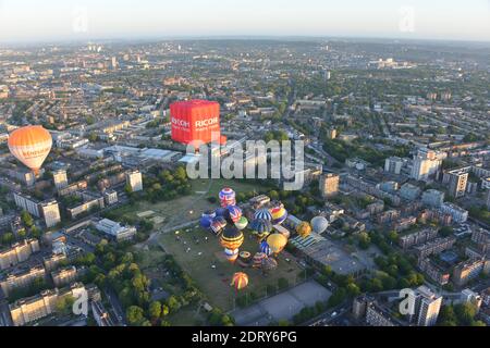 Ballonflug über London - 06 Stockfoto
