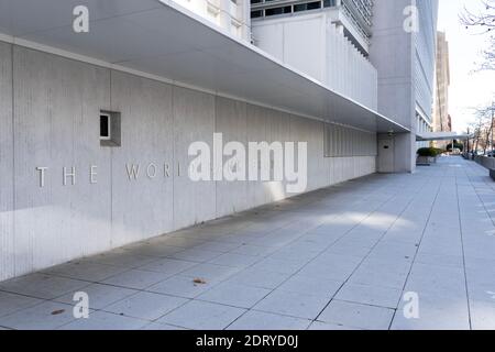 Der Eintritt der Weltbank-Gruppe in Washington D.C., USA. Stockfoto