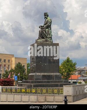 Belgrad, Serbien - 17. Juni 2018: Denkmal Vuk Karadzic Serbischer Philologe und Linguist in Belgrad, Serbien. Stockfoto