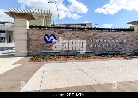 Eingang des Department of Veterans Affairs Orlando va Medical Center in Orlando, Florida, USA Stockfoto