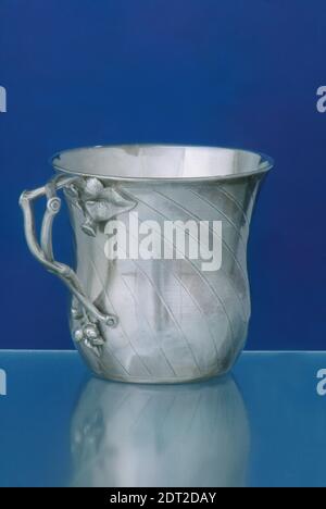 Hersteller: William Ball Jr., Amerikaner, 1763–1825, Cup, Silber, 3 3/8 Zoll (8.6 cm), hergestellt in Baltimore, Maryland, amerikanisch, 18.–19. Jahrhundert, Behälter - Metalle Stockfoto