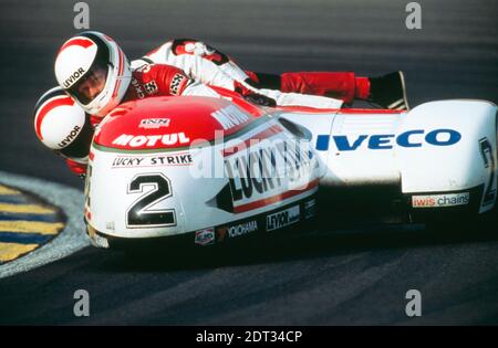 Side Car gp 1991, Le Mans, Webster/ Simmons Stockfoto