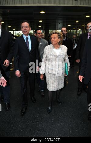 Bernadette Chirac bei der Eröffnung der 25. Stücke Jaunes Charity im Hopital Necker in Paris, Frankreich, 8. Januar 2014. Foto von Thierry Plessis/ABACAPRESS.COM Stockfoto