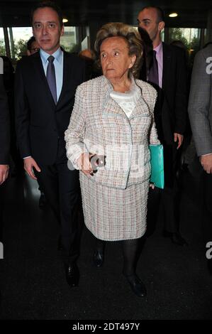 Bernadette Chirac bei der Eröffnung der 25. Stücke Jaunes Charity im Hopital Necker in Paris, Frankreich, 8. Januar 2014. Foto von Thierry Plessis/ABACAPRESS.COM Stockfoto