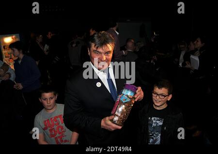 David Douillet bei der Eröffnung der 25. Stücke Jaunes Charity im Hopital Necker in Paris, Frankreich, 8. Januar 2014. Foto von Thierry Plessis/ABACAPRESS.COM Stockfoto