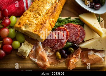 Nahaufnahme des Wurfbretts Stockfoto
