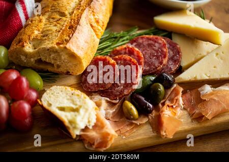 Nahaufnahme des Wurfbretts Stockfoto