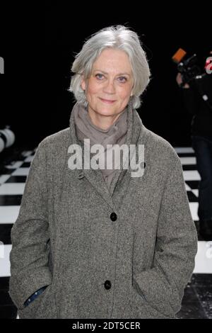 Der ehemalige Premierminister Francois Fillons Frau Penelope Clarke besuchte Frank Sorbiers Frühjahr-Sommer 2014 Haute-Couture-Sammlungs-Show, die am 22. Januar 2014 in der Garde Republicaine in Paris, Frankreich, stattfand. Foto von Alban Wyters/ABACAPRESS.COM Stockfoto