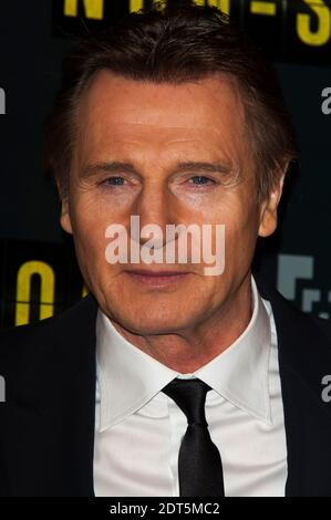 Liam Neeson bei der französischen Premiere des Films "NON STOP" im Gaumont Opera Cinema in Paris, Frankreich am 27 2014. Januar. Foto von Nicolas Genin/ABACAPRESS.COM Stockfoto