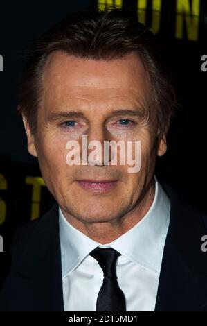 Liam Neeson bei der französischen Premiere des Films "NON STOP" im Gaumont Opera Cinema in Paris, Frankreich am 27 2014. Januar. Foto von Nicolas Genin/ABACAPRESS.COM Stockfoto