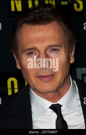 Liam Neeson bei der französischen Premiere des Films "NON STOP" im Gaumont Opera Cinema in Paris, Frankreich am 27 2014. Januar. Foto von Nicolas Genin/ABACAPRESS.COM Stockfoto