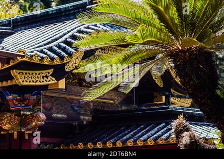 Kunozan Toshogu Schrein in Shizuoka, Japan Stockfoto
