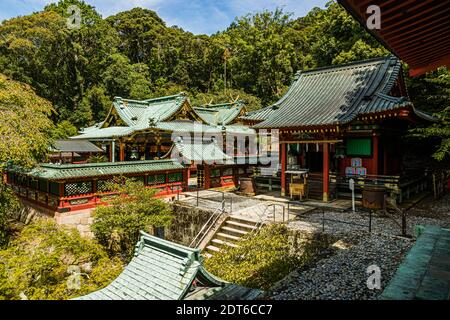 Kunozan Toshogu Schrein in Shizuoka, Japan Stockfoto