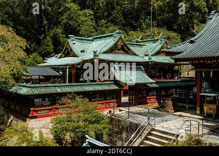 Kunozan Toshogu Schrein in Shizuoka, Japan Stockfoto
