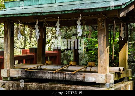 Kunozan Toshogu Schrein in Shizuoka, Japan Stockfoto