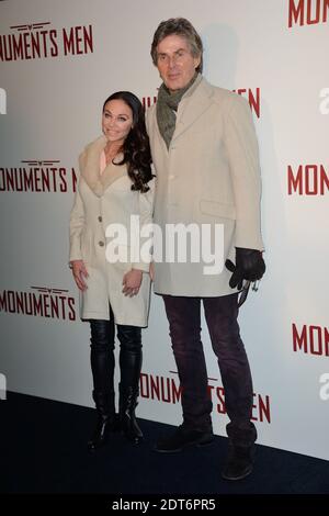 Dominique Desseigne bei der Premiere des Films "The Monuments Men", der am 12. Februar 2014 im Cinema UGC Normandie in Paris, Frankreich, stattfand. Foto von Nicolas Briquet/ABACAPRESS.COM Stockfoto