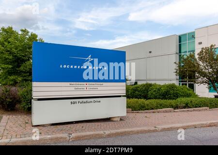 Lockheed Martin Canada Mission Systems and Training in Ottawa Canada. Stockfoto