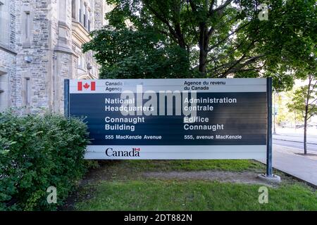 Canada Revenue Agency National Headquarters in Ottawa Kanada. Stockfoto