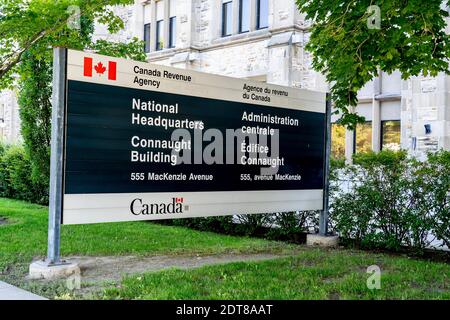 Canada Revenue Agency National Headquarters in Ottawa Kanada. Stockfoto