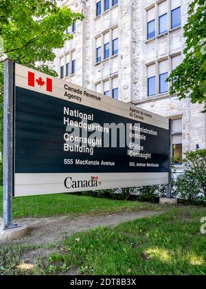 Canada Revenue Agency National Headquarters in Ottawa Kanada. Stockfoto