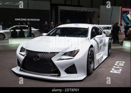 Lexus RC F G13 im Rahmen des 83. Internationalen Genfer Autosalons am 4. März 2014 in Genf, Schweiz. Foto von Gilles Bertrand/ABACAPRESS.COM Stockfoto