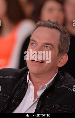 Garou bei der Aufnahme von Vivement Dimanche in Paris, Frankreich, 13. März 2014. Foto von Max Colin/ABACAPRESS.COM Stockfoto