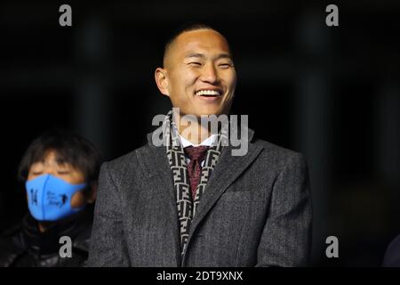 Kawasaki Todoroki Stadium, Kanagawa, Japan. Dezember 2020. Chong Tese, 21. DEZEMBER 2020 - Fußball/Fussball : Kawasaki Frontale's Kengo Nakamura Ruhestandszeremonie im Kawasaki Todoroki Stadium, Kanagawa, Japan. Quelle: Yohei Osada/AFLO SPORT/Alamy Live News Stockfoto