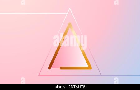 3D geometrische Vektor-Vorlage für Plakate, Banner Stock Vektor