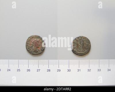 Honorand: Saloninus Caesar, Sohn des Kaisers Gallienus, Münzstätte: Asien, Herrscher: Gallienus, Kaiser von Rom, ca. 218–268 n. Chr., regierte 253–68, Antoninianus von Gallienus, Kaiser von Rom aus Asien, 258–59, Billon, 3.46 g, 12:00, 19.5 mm, Made in Asia, Roman, 3. Jahrhundert n. Chr., Numismatik Stockfoto