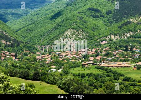 Bunovo ist ein kleines Dorf, und Balkan Berge Sofia Provinz, Bulgarien, Südosteuropa, Europa Stockfoto