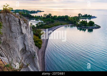 Bluffers Marina Park Scarborough Toronto Ontario Kanada am frühen Morgen sonnenaufgang im Sommer Stockfoto