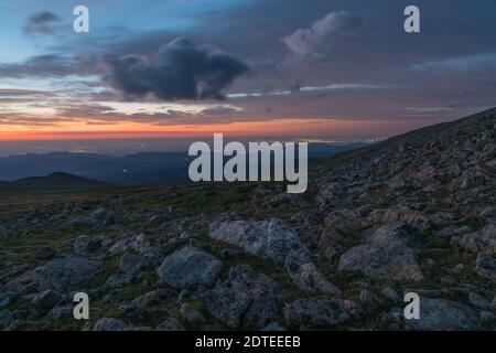 Von hoch auf dem Mount Audubon, in Colorados Indian Peaks Wildnis. Stockfoto