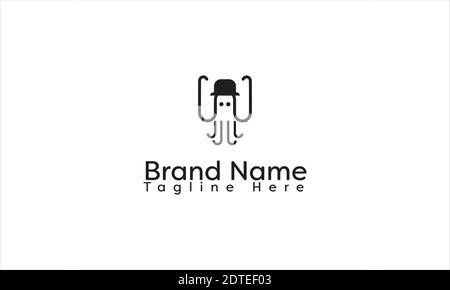 Octopus Logo Design und Vektor-Vorlage . Stock Vektor