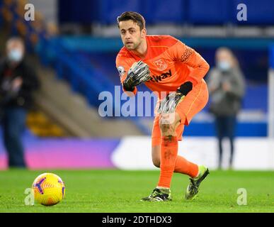 Stamford Bridge, London, 21. Dez 2020 West Ham's Lukasz Fabianski während ihres Premier League Spiels gegen Chelsea Bildnachweis : © Mark Pain / Alamy Live News Stockfoto