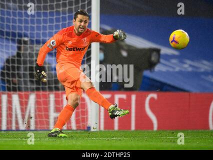 Stamford Bridge, London, 21. Dez 2020 West Ham's Lukasz Fabianski während ihres Premier League Spiels gegen Chelsea Bildnachweis : © Mark Pain / Alamy Live News Stockfoto