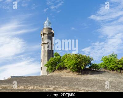 Naturschutzgebiet Vulcao dos Capelinhos. Faial Island, eine Insel auf den Azoren (Ilhas dos Acores) im Atlantischen Ozean. Die Azoren sind eine autonome reg Stockfoto