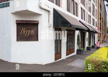 Beppi Polese kam 1952 nach Australien und eröffnete 1956 sein mehrfach preisgekrönter Weingasthaus. Es bleibt bis heute eine italienische Ikone in Sydney. Stockfoto