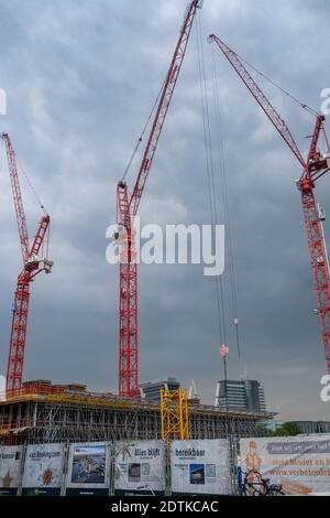 Tägliches Leben in Amsterdam. Vie quotidienne à Amsterdam. Stockfoto