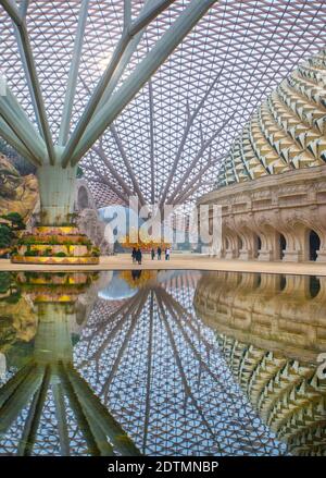 China, Jiansu, Nanjin City, Niushou Scenic Mountain, der Palast Stockfoto