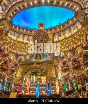 China, Jiansu, Nanjin City, Niushou Scenic Mountain, der Palast Stockfoto