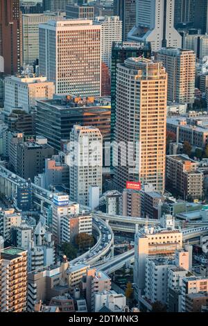 Japan, Tokyo City, Minato Ku, shuto Expressway Stockfoto