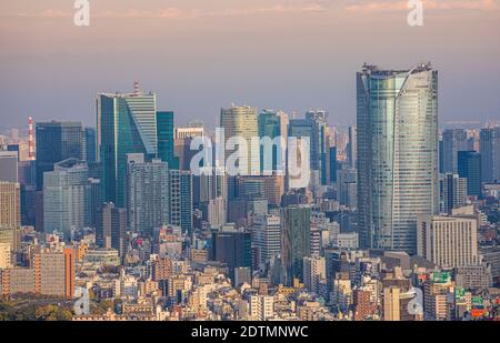 Japan, Tokyo City, Roppongi Skyline, Midtown Stockfoto