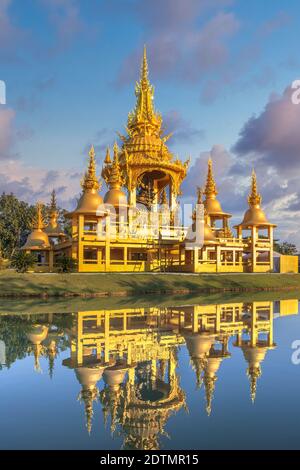 Thailand, Chiang Rai City, Der Weiße Tempel (Wat Rong Khun) Stockfoto