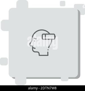 Drain Vektor Symbol Moderne einfache Vektor-Illustration Stock Vektor