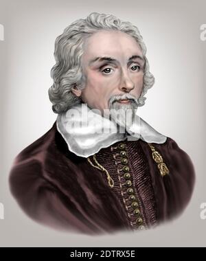 William Harvey 1578-1657 Englischer Arzt Stockfoto