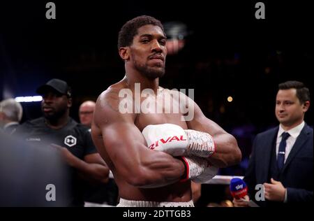 Dateifoto vom 07-12-2019 von Anthony Joshua. Stockfoto