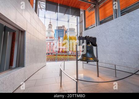 Philadelphia, Pennsylvania, USA in der Liberty Bell. Stockfoto