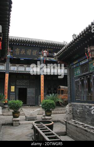 Altes Herrenhaus in pingyao (china) Stockfoto