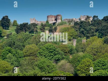 Beeston Castle im Sommer, Beeston, Cheshire, England, Großbritannien Stockfoto